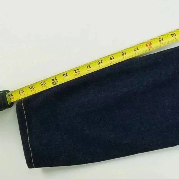 Current Elliott 23X27 The High Waist Stiletto Blue Denim The Bay Strip C Jeans - Picture 4 of 12